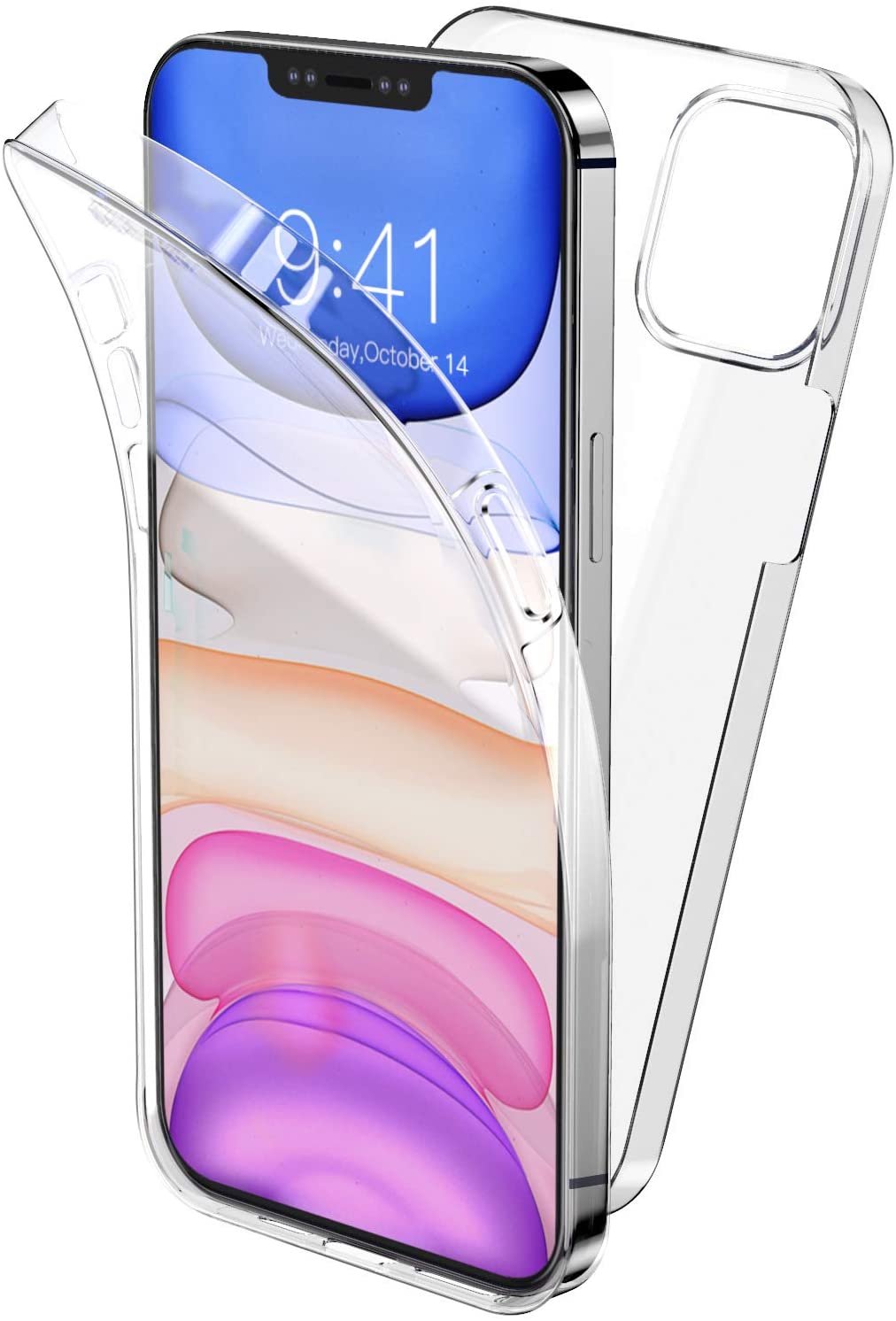 Apple iPhone 12 Mini TPU hoesje voor + achter