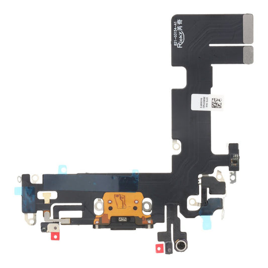 Apple iPhone 13 oplaad poort flex kabel (met IC) zwart