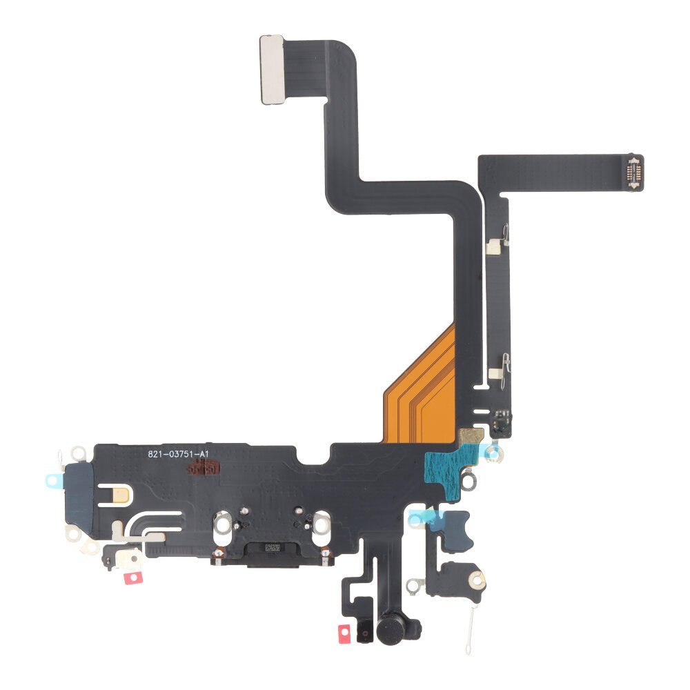 Apple iPhone 14 Pro oplaad poort flex kabel zwart