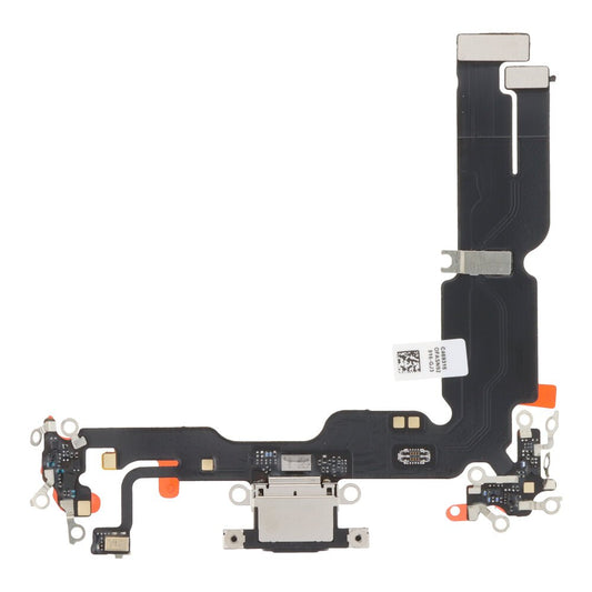 Apple iPhone 15 Plus oplaad poort flex kabel zwart