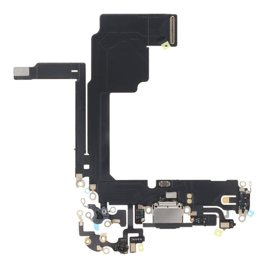 Apple iPhone 15 Pro oplaad poort flex kabel zwart