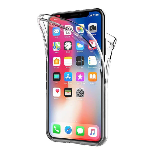 Apple iPhone X TPU hoesje voor + achter