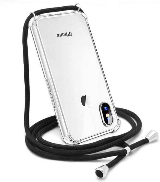 Apple iPhone XS Max crossbody hoesje met draag koord