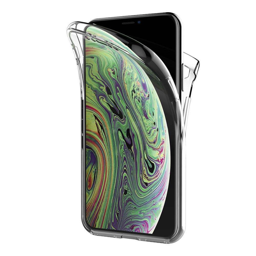 Apple iPhone XS TPU hoesje voor + achter
