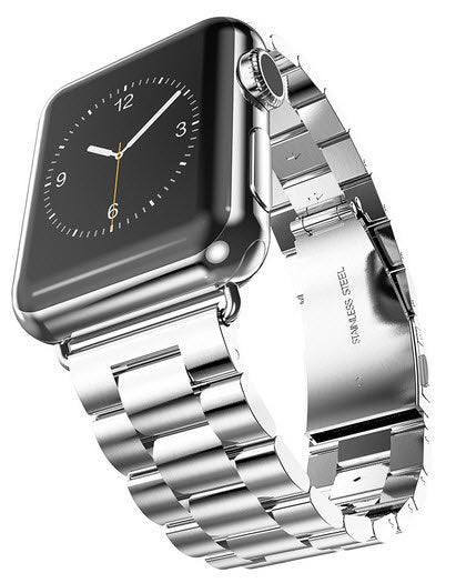 44/42mm horloge bandje RVS voor Apple Watch - zilver