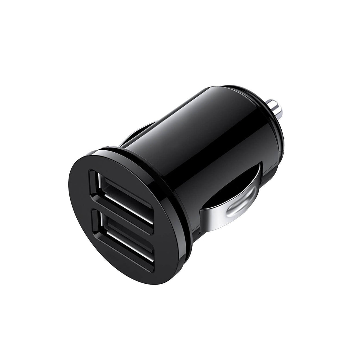 Autolader 2x USB universeel zwart