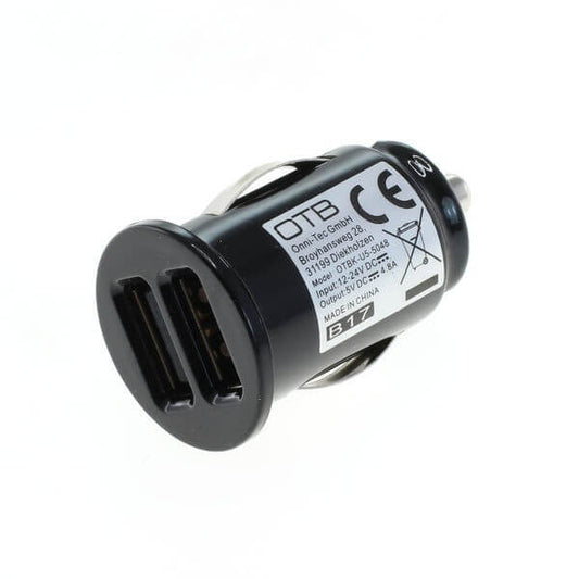 Autolader 2x USB universeel - 4,8A AutoID
