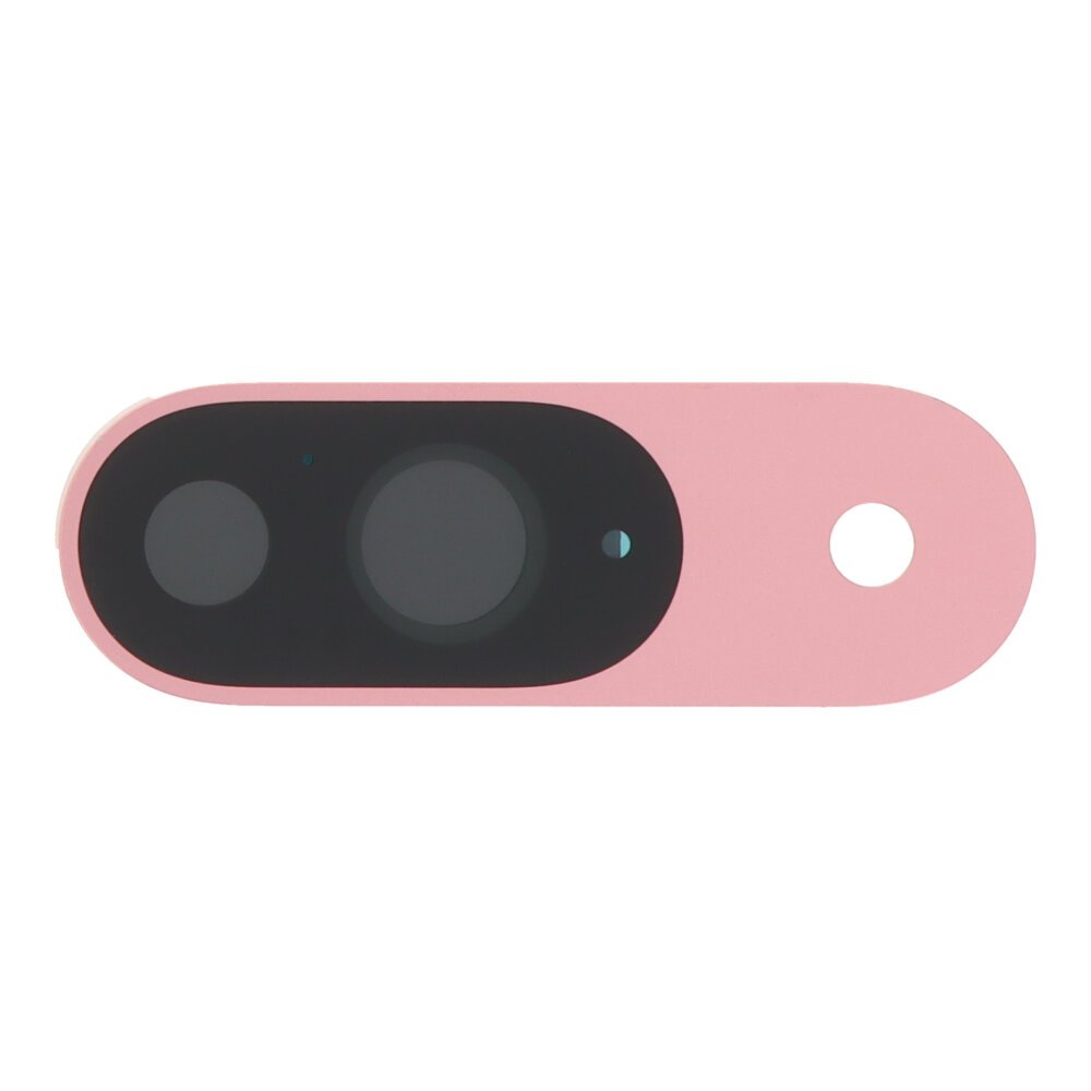 Back camera lens cover met bezel Google Pixel 9 roze
