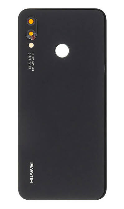 Back cover - achterkant Huawei P20 Lite zwart (Service Pack)