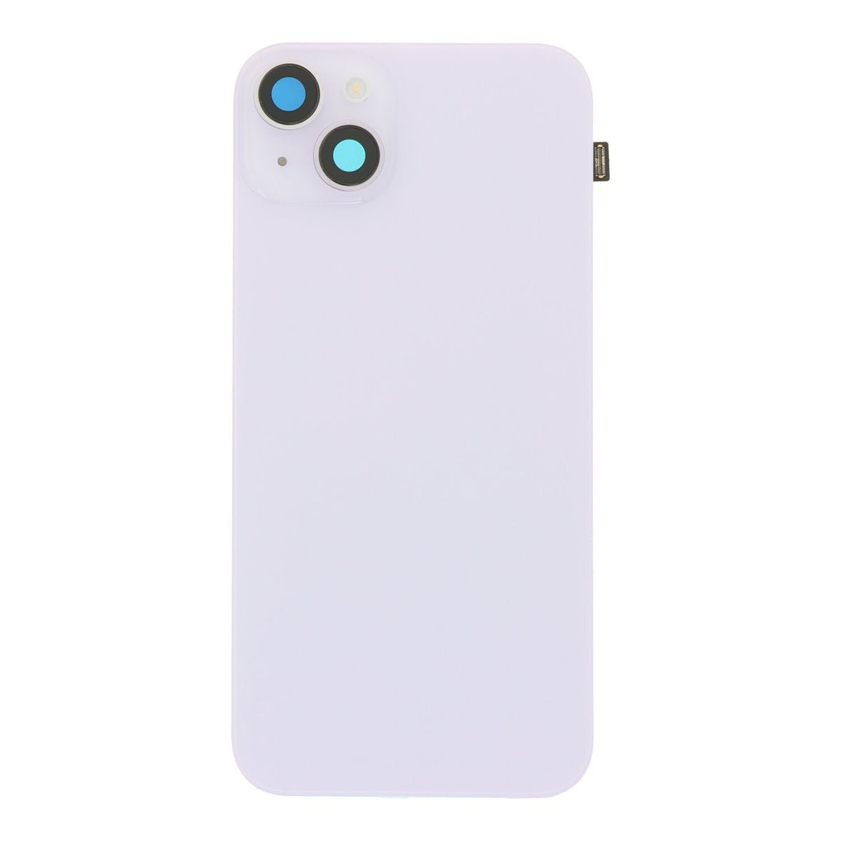 Back cover - achterkant iPhone 14 Plus met cameralenzen en MagSafe magneetring paars