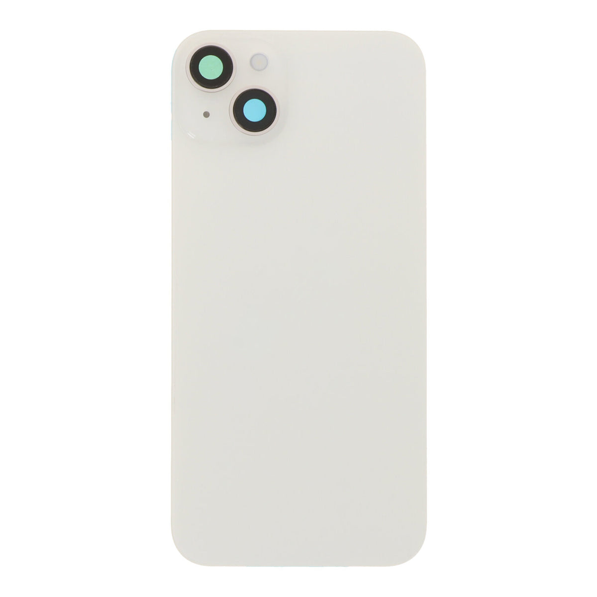 Back cover - achterkant iPhone 14 Plus met cameralenzen en MagSafe magneetring wit