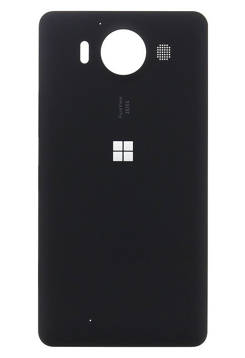 Back cover - achterkant Microsoft Lumia 950 zwart