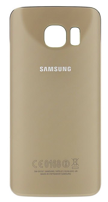 Back cover - achterkant Samsung Galaxy S6 Edge goud