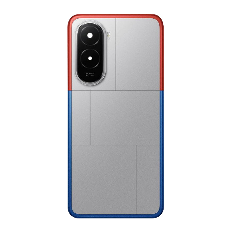 Back cover - achterkant Xiaomi Poco M7 zilver