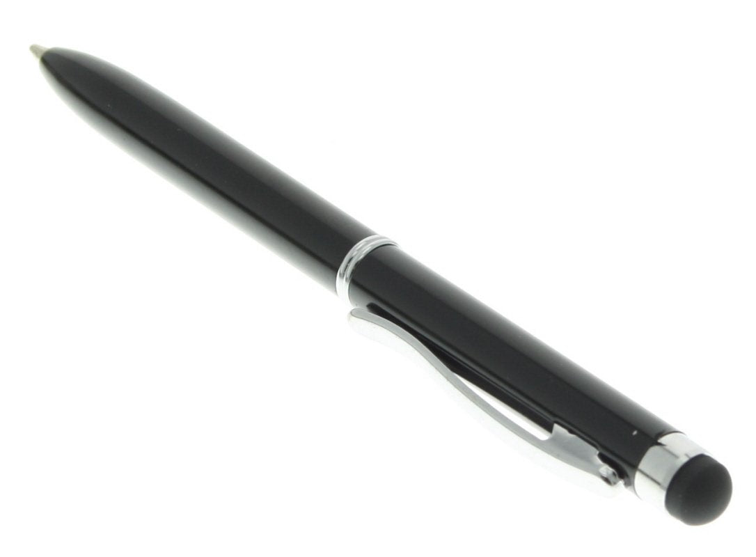 Balpen met stylus functie zwart