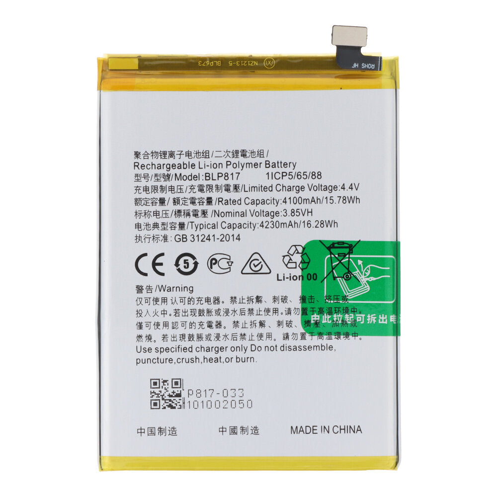 Batterij BLP817 geschikt voor Oppo A15/Oppo A35/OPPO A12