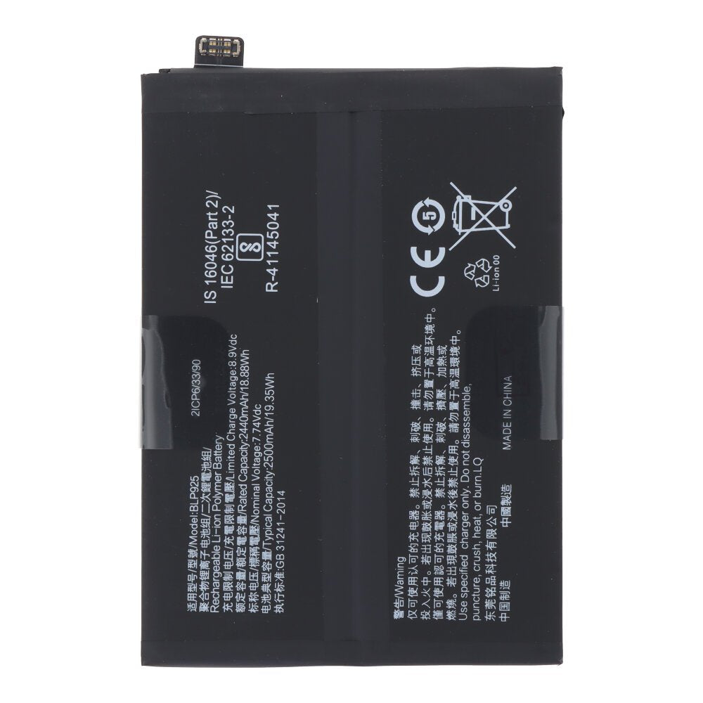 Batterij BLP925 geschikt voor OnePlus Nord 3 5G (CPH2493)