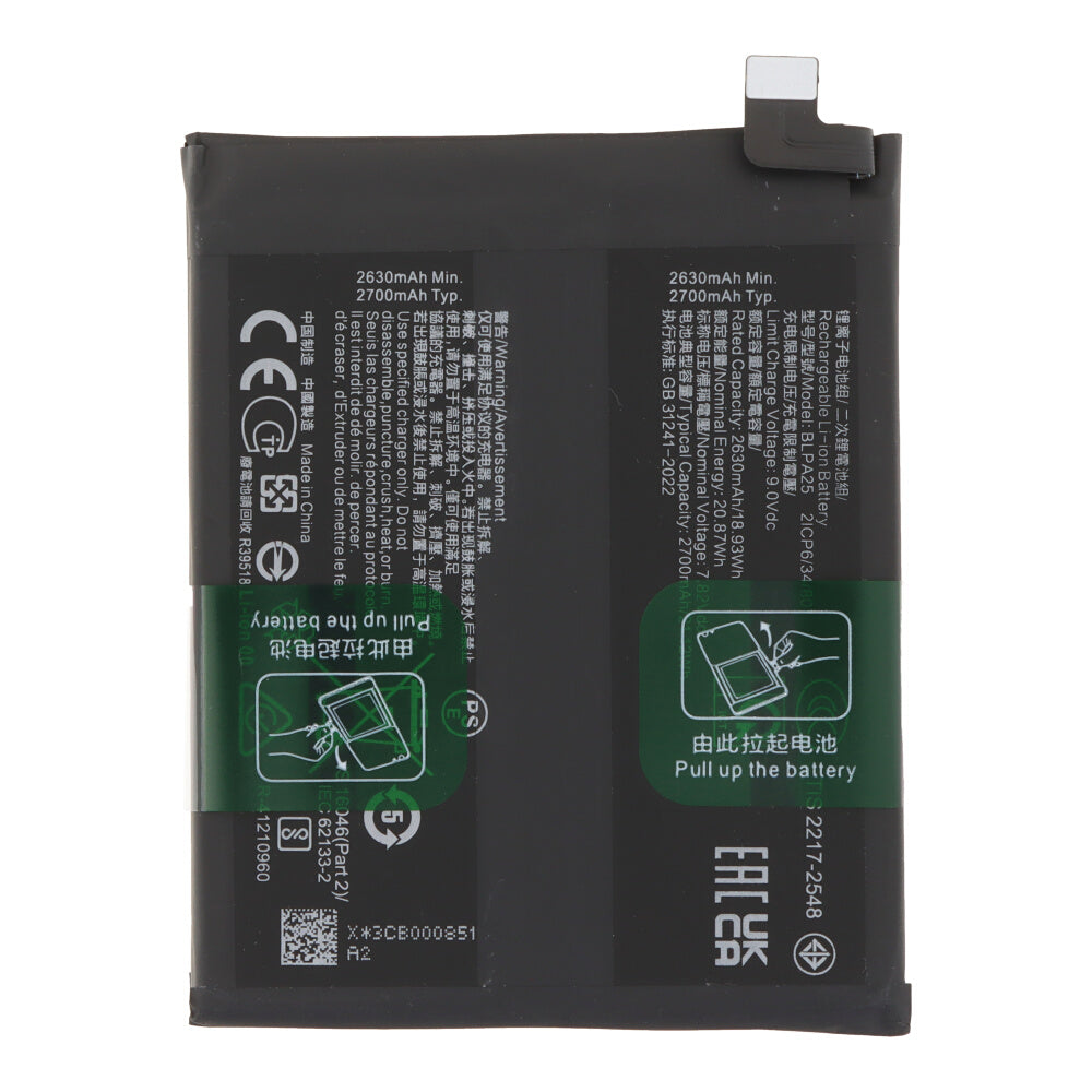 Batterij BLPA25 geschikt voor OnePlus 12