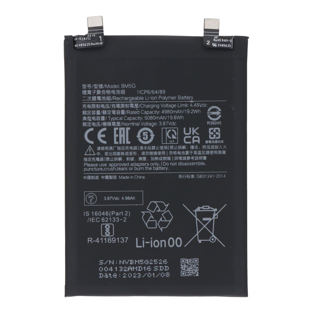 Batterij BM5G geschikt voor Xiaomi Redmi Note 11T Pro / Poco X4 GT