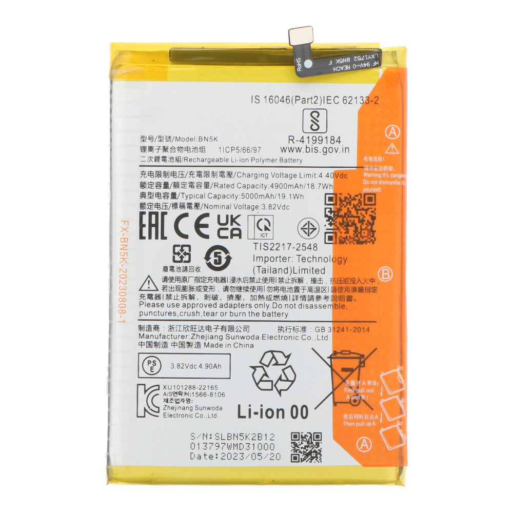 Batterij BN5K geschikt voor Xiaomi Redmi 12C
