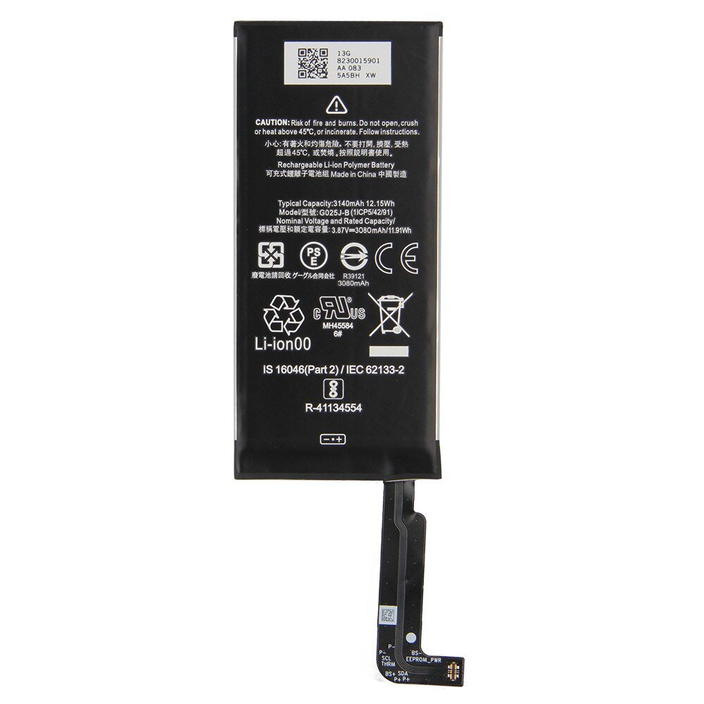 Batterij Google Pixel 4A - G025J-B - 3080mAh