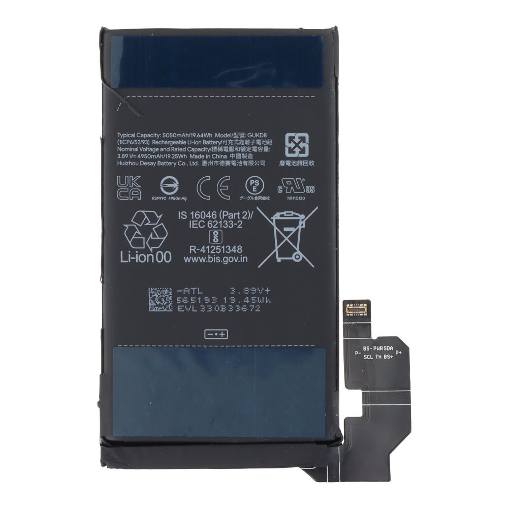 Batterij Google Pixel 8 Pro - GUKD8 - 5050mAh