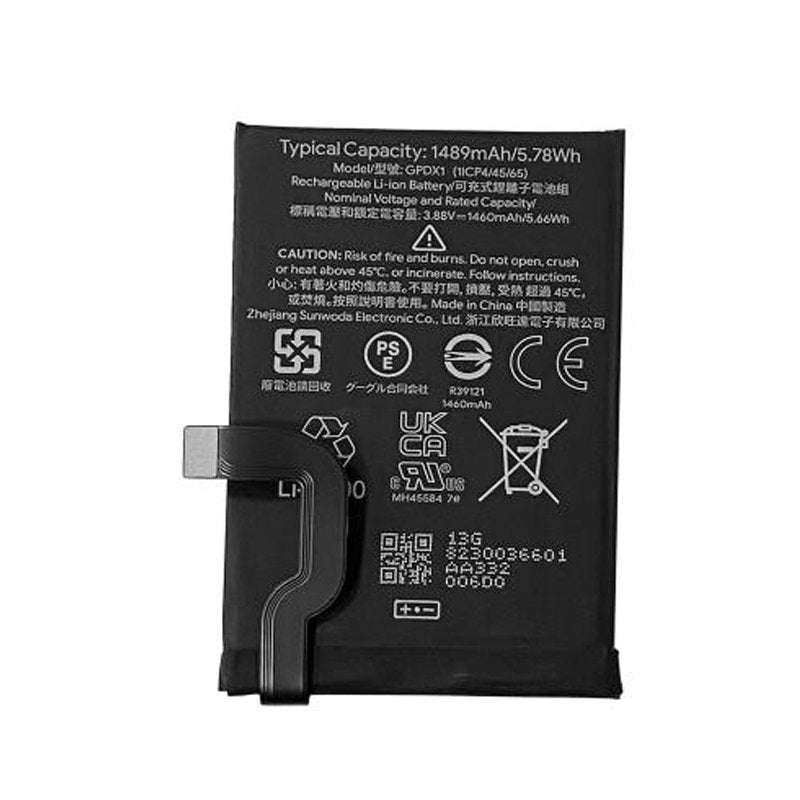 Batterij (klein) Google Pixel Fold - GPDX1 - 1489mAh