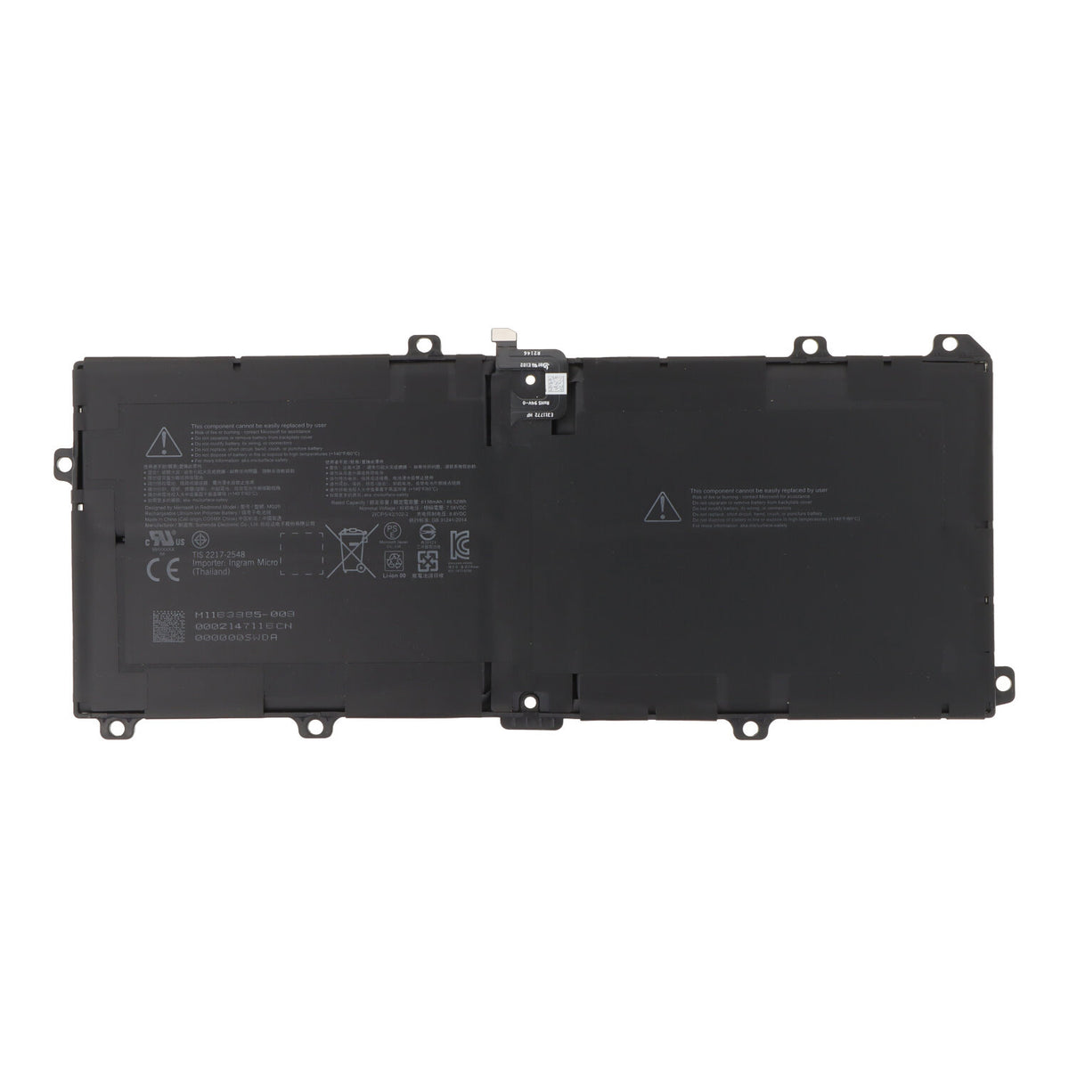 Batterij MQ20 geschikt voor Microsoft Surface Pro 11/Pro 10/Pro 9