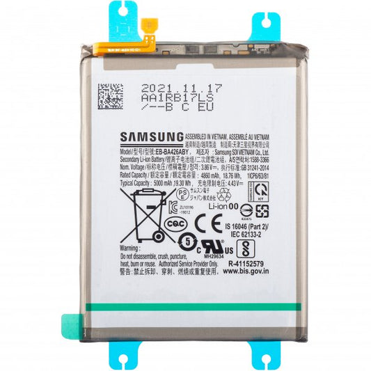 Batterij Samsung EB-BA426ABY 5000mAh SM-A426/A326/A726 Galaxy A42/A32/A72 5G GH82-24377A (Service Pack)