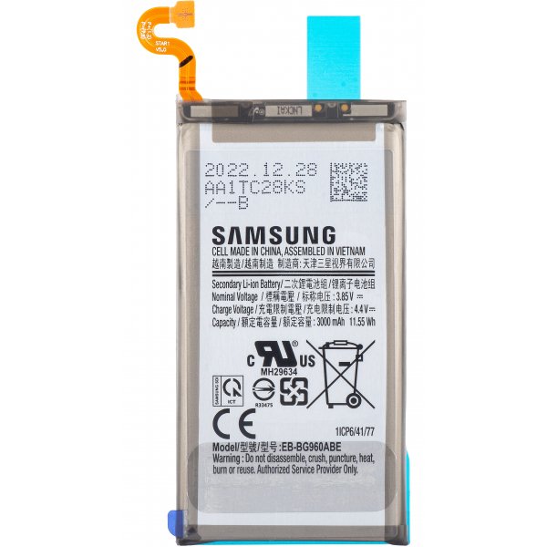 Batterij Samsung EB-BG960ABE 3000 mAh SM-G960F Galaxy S9 GH82-15963A (Service Pack)