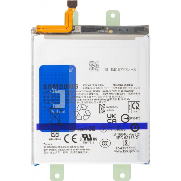 Batterij Samsung EB-BS926ABY SM-S926 Galaxy S24+ GH82-33334A (Service Pack)