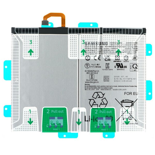 Batterij Samsung EB-BX736ABE SM-X730/X736 Galaxy Tab S11 (Wi-Fi/5G) GH82-38270A (Service Pack)