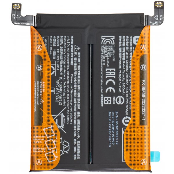 Batterij Xiaomi BM58 11T/11T Pro 460200007R1G (Service Pack)