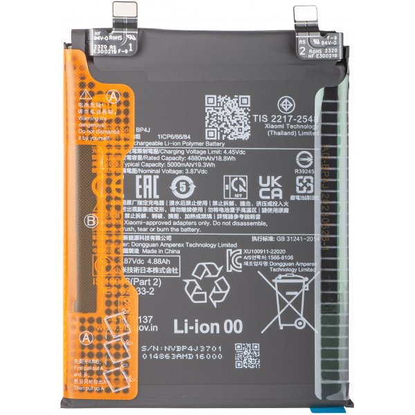 Batterij Xiaomi BP4J Redmi Note 12 Pro+ 5G 46020000EP1G (Service Pack)