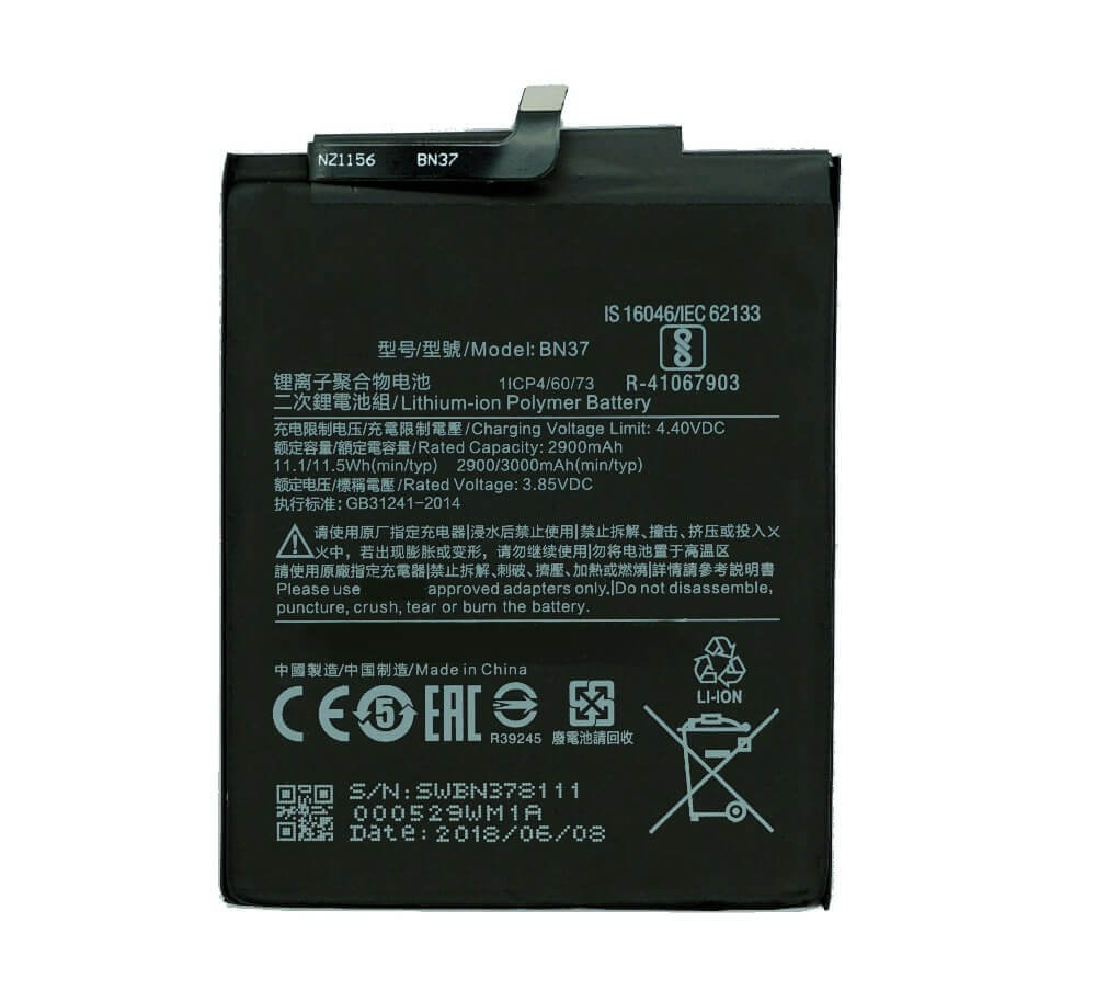 Batterij Xiaomi Redmi 6/6A - BN37 - 3000mAh