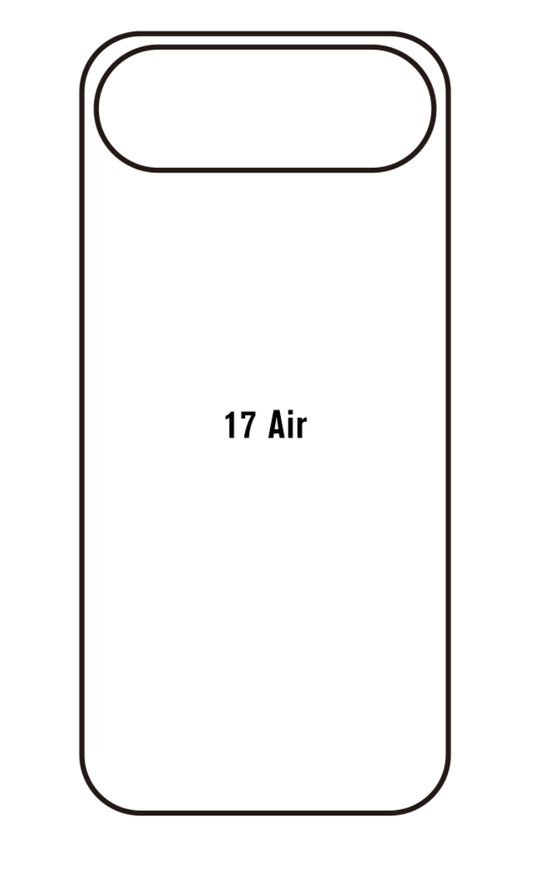 Beschermfolie achterkant Apple iPhone 17 Air