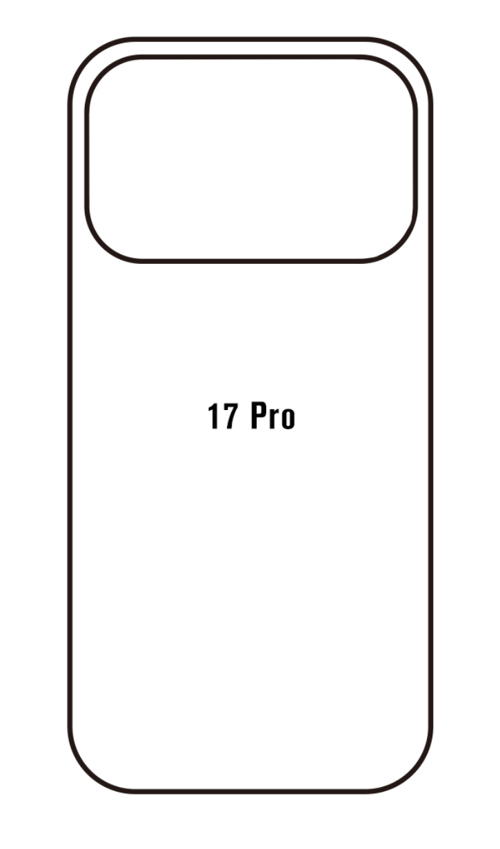 Beschermfolie achterkant Apple iPhone 17 Pro