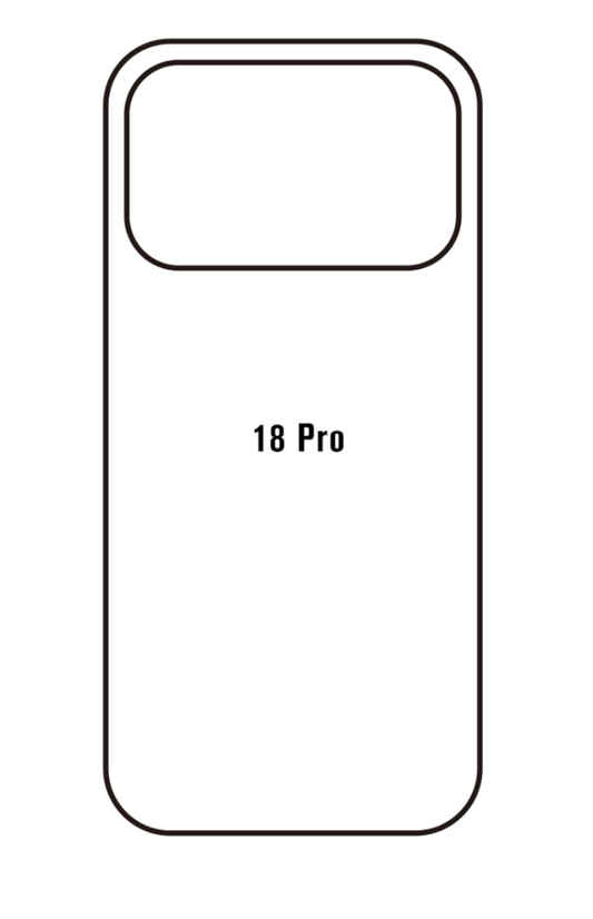 Beschermfolie achterkant Apple iPhone 18 Pro
