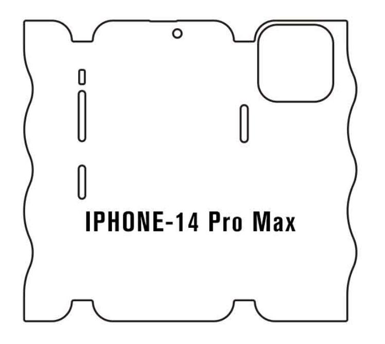 Beschermfolie wrap voor + achter (360°) Apple iPhone 14 Pro Max