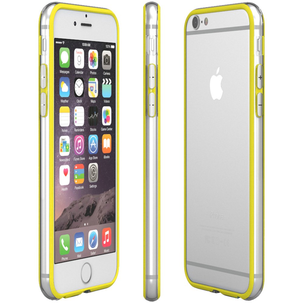 Bumper hoesje Apple iPhone 6 geel