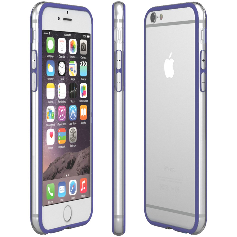 Bumper hoesje Apple iPhone 6 paars
