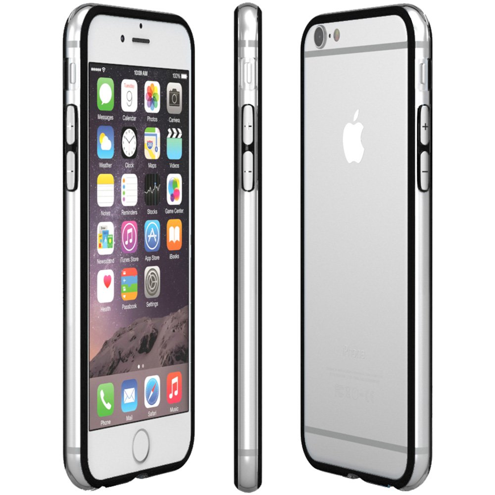 Bumper hoesje Apple iPhone 6 zwart