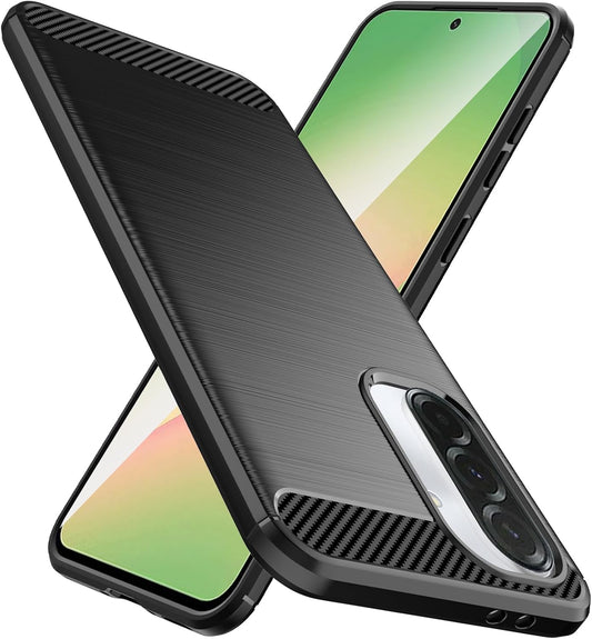 Carbon TPU hoesje Samsung Galaxy A26 zwart
