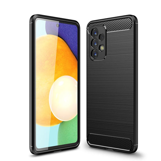 Carbon TPU hoesje Samsung Galaxy A53 zwart