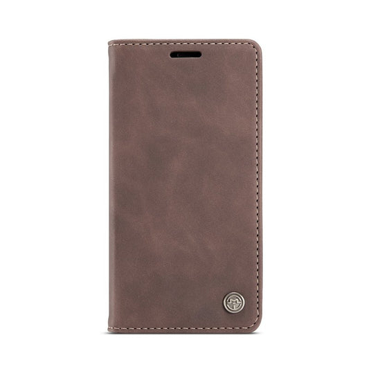 CaseMe book case leer - Apple iPhone 12/12 Pro - bruin