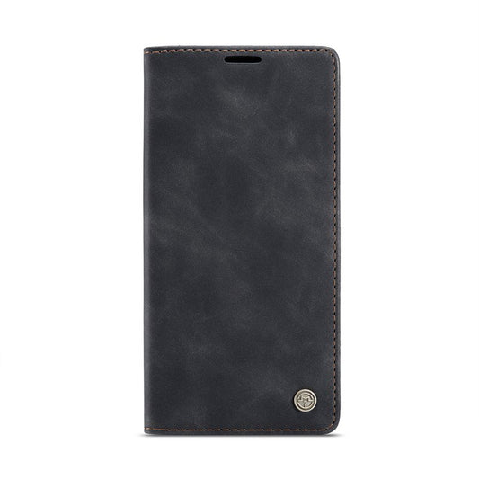 CaseMe book case leer - Apple iPhone 12/12 Pro - zwart