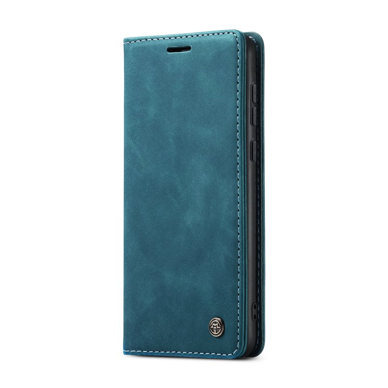 CaseMe book case leer - Samsung Galaxy A36 - blauw