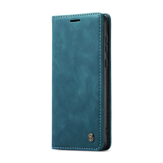 CaseMe book case leer - Samsung Galaxy A36 - blauw