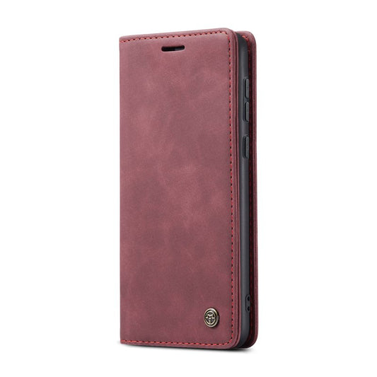CaseMe book case leer - Samsung Galaxy A36 - rood