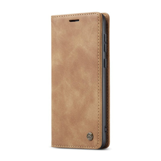 CaseMe book case leer - Samsung Galaxy A55 - licht bruin